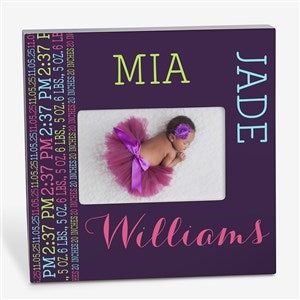 Darling Baby Girl Personalized Picture Frame-4x6 Box - 14860-B