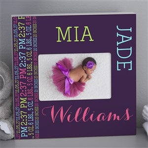 Darling Baby Girl Personalized Picture Frame-4x6 Box - 14860-B