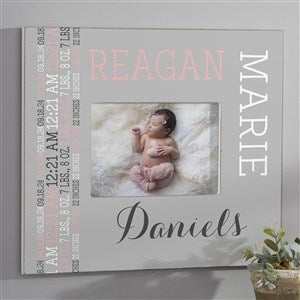 Darling Baby Girl Personalized Picture Frame-5x7 Wall - 14860-W