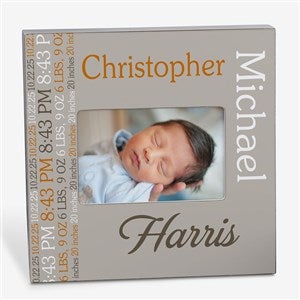 Darling Baby Boy Personalized Picture Frame-4x6 Box - 14861-B