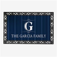 Elegant Monogram Personalized Doormat- 20x35 - 14870-M