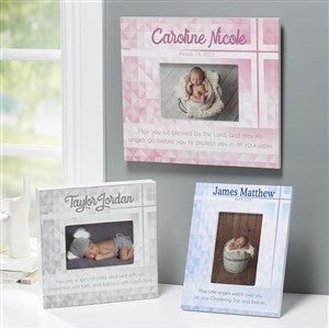 May You Be Blessed Christening Personalized 4x6 Tabletop Frame - Horizontal - 14931