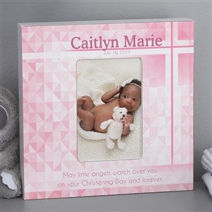 May You Be Blessed Christening Personalized 4x6 Box Frame - Vertical - 14931-BV