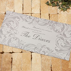 Personalized Family Blessings Doormat - Oversized - 14965-O