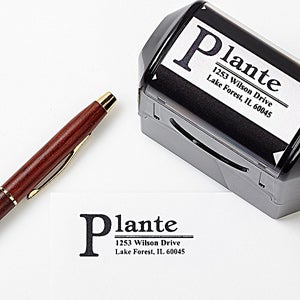 Self-Inking Personalized Return Address Stamp - Tipani Style - 1500