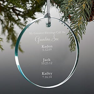 My Grandkids Personalized Premium Ornament - 15020-P