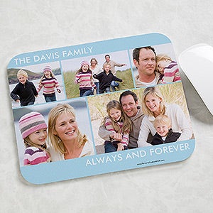 Personalized Photo Mouse Pad - Picture Perfect - 5 Photo - 15199-5