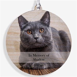Pet Photo Memorial Photo Ornament - 1 Sided Wood - 15249-1W