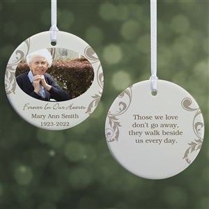 In Loving Memory Personalized Memorial Photo Ornament- 2.85