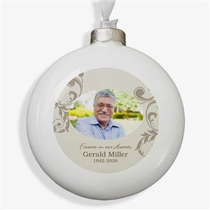 In Loving Memory Personalized Deluxe Memorial Photo Ornament - 15250-D