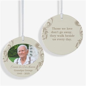 In Loving Memory Personalized Memorial Photo Ornament-3.75 Matte - 2 Sided - 15250-2L