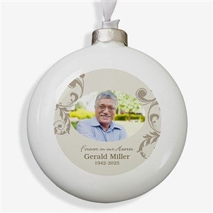 In Loving Memory Personalized Deluxe Memorial Photo Ornament - 15250-D
