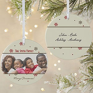 Photo Memories Personalized Photo Ornament - 15253-2L