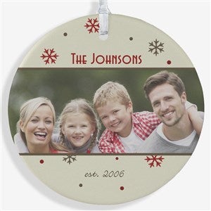 Photo Memories Personalized Christmas Ornament - 15253-1L