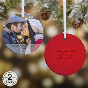 Personalized Photo Sentiments Ornament - 2-Sided - 15254-2