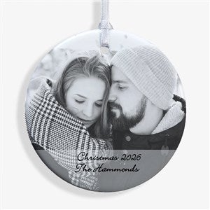 Photo Sentiments Personalized Ornament- 2.85 Glossy - 1 Sided - 15254-1