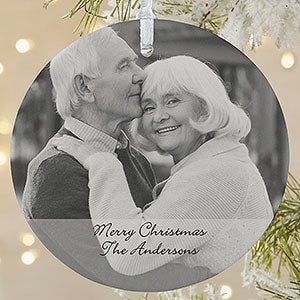 Photo Sentiments Personalized Ornament-3.75 Matte - 1 Sided - 15254-1L