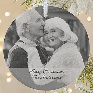 Custom Christmas Ornament - Photo & Text - 15254-1L