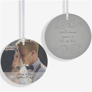 Photo Sentiments Personalized Ornament-3.75 Matte - 2 Sided - 15254-2L