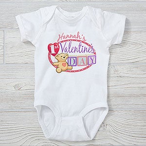 Personalized Babys First Valentines Day Clothes - 15307-CBB