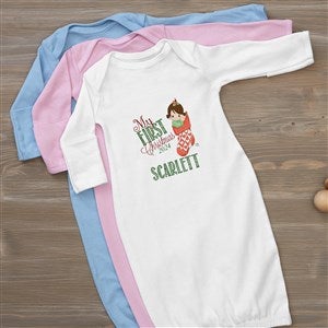 Precious Moments Personalized First Christmas Baby Gown - 15318-G