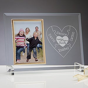 Together We Make A Family Engraved Reflections Frame - 15369