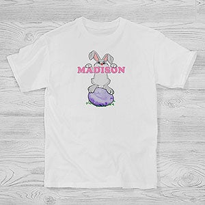 Bunny Love Personalized Easter Hanes® Kids T-Shirt - 15391-YCT