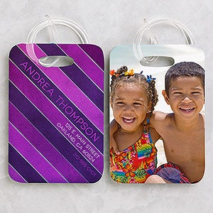 Personalized Photo Luggage Tag Set - 15447