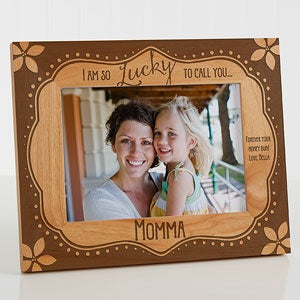 Personalized Picture Frame For Her 5x7- Lucky To Call You - 15560-M
