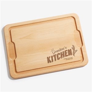 Her Kitchen Personalized Maple Wood Cutting Board - 12x17 - 15569