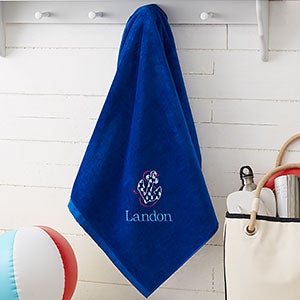 Personalized 36x72 Beach Towel for Kids - 15603-L