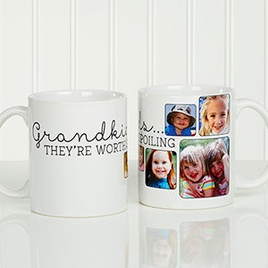 Personalized Photo Coffee Mug For Her - Theyre Worth Spoiling - 11 oz. - 15625-S