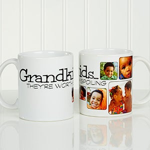 Personalized Photo Coffee Mug - Theyre Worth Spoiling - 11 oz. - 15654-S