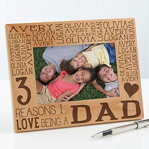Personalized Picture Frame For Him - Reasons Why - 4x6 - 15675-S