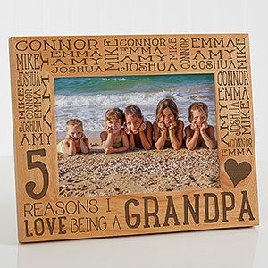 Personalized Picture Frame For Him - Reasons Why - 5x7 - 15675-M