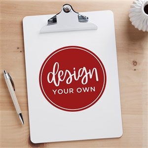 Design Your Own Personalized Clipboard- White - 15730