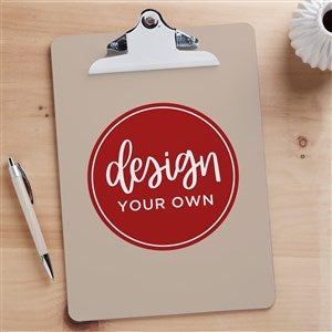 Design Your Own Personalized Clipboard- Tan - 15730-T