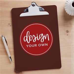 Design Your Own Personalized Clipboard- Brown - 15730-BR