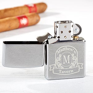 Vintage Bar Zippo® Personalized Windproof Lighter - 15766