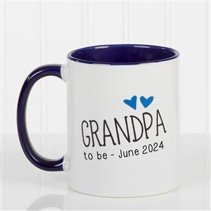 Grandparent Established Personalized Coffee Mug 11oz.- Blue - 15784-BL