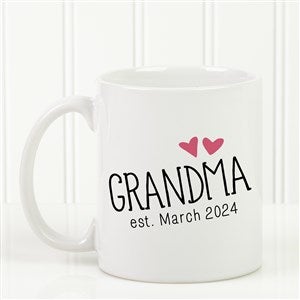 Grandparent Established Personalized Coffee Mug 11 oz.- White - 15784-S
