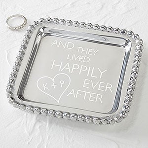 Mariposa® String of Pearls Personalized Jewelry Wedding Tray - 15857