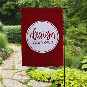 Design Your Own Garden Flag - Red - 15888-Red