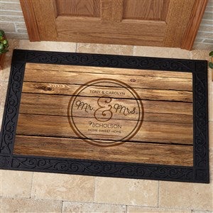 Circle Of Love Personalized Doormat- 20x35 - 15962-M