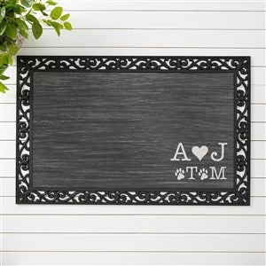 Personalized Doormat - Family Initials 20x35 - 15966-M