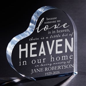 Heaven In Our Home Personalized Memorial Keepsake - 16026