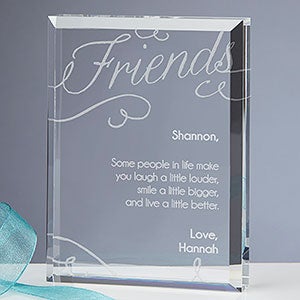 Friends Forever Engraved Keepsake - 16030