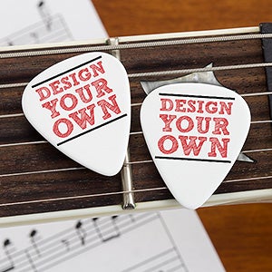 design your own personalized guitar pick set of 20