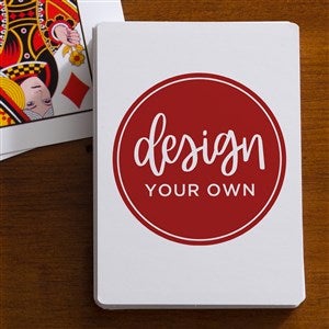 Design Your Own Custom Playing Cards- White - 16139