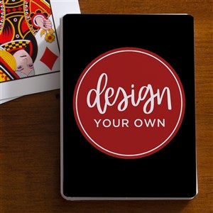 Design Your Own Custom Playing Cards- Black - 16139-B